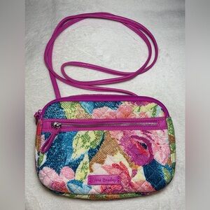 Vera Bradley Multicolor Floral Crossbody Purse Bag in‎ the Superbloon pattern